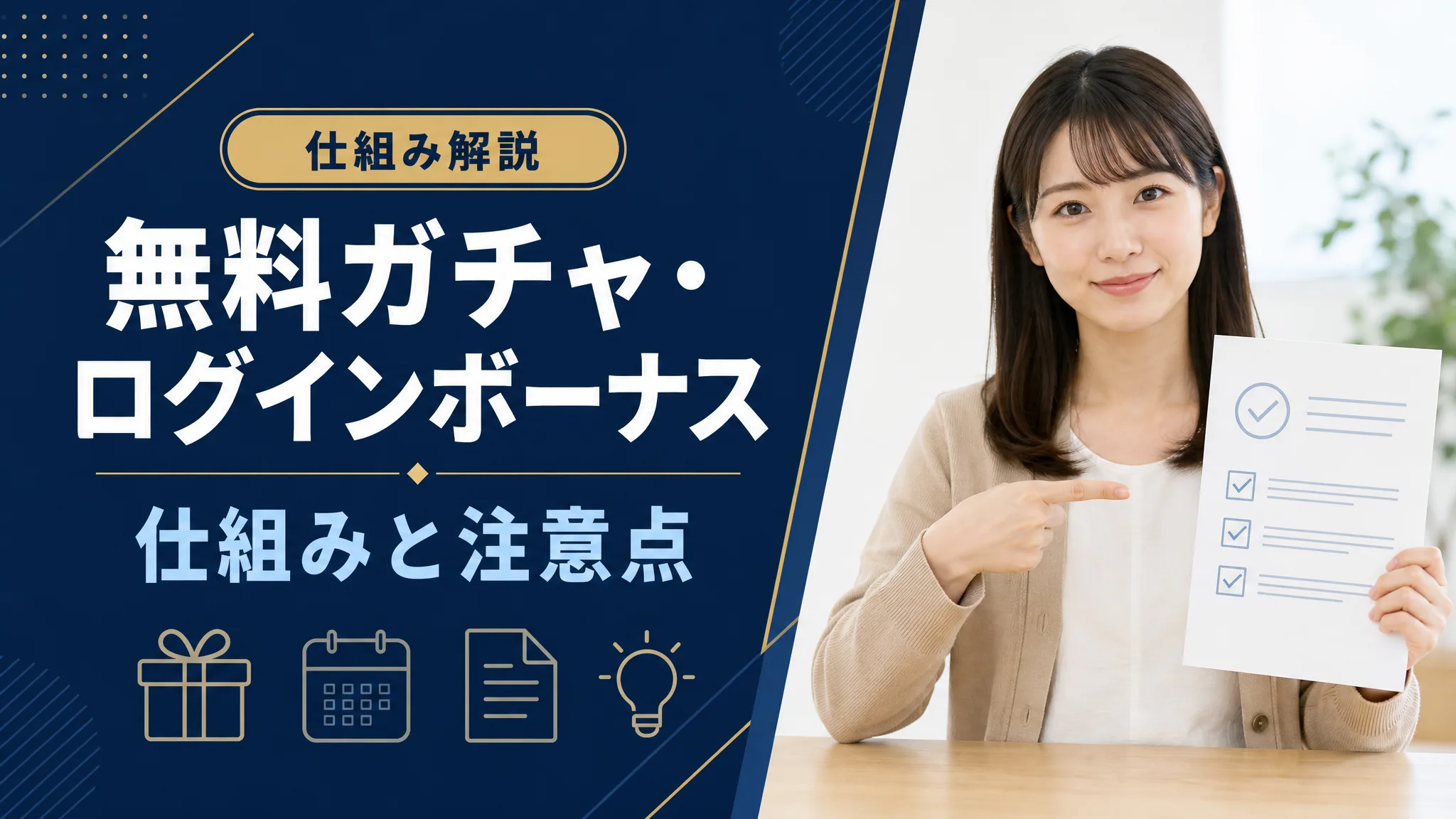 無料ガチャ・ログインボーナス