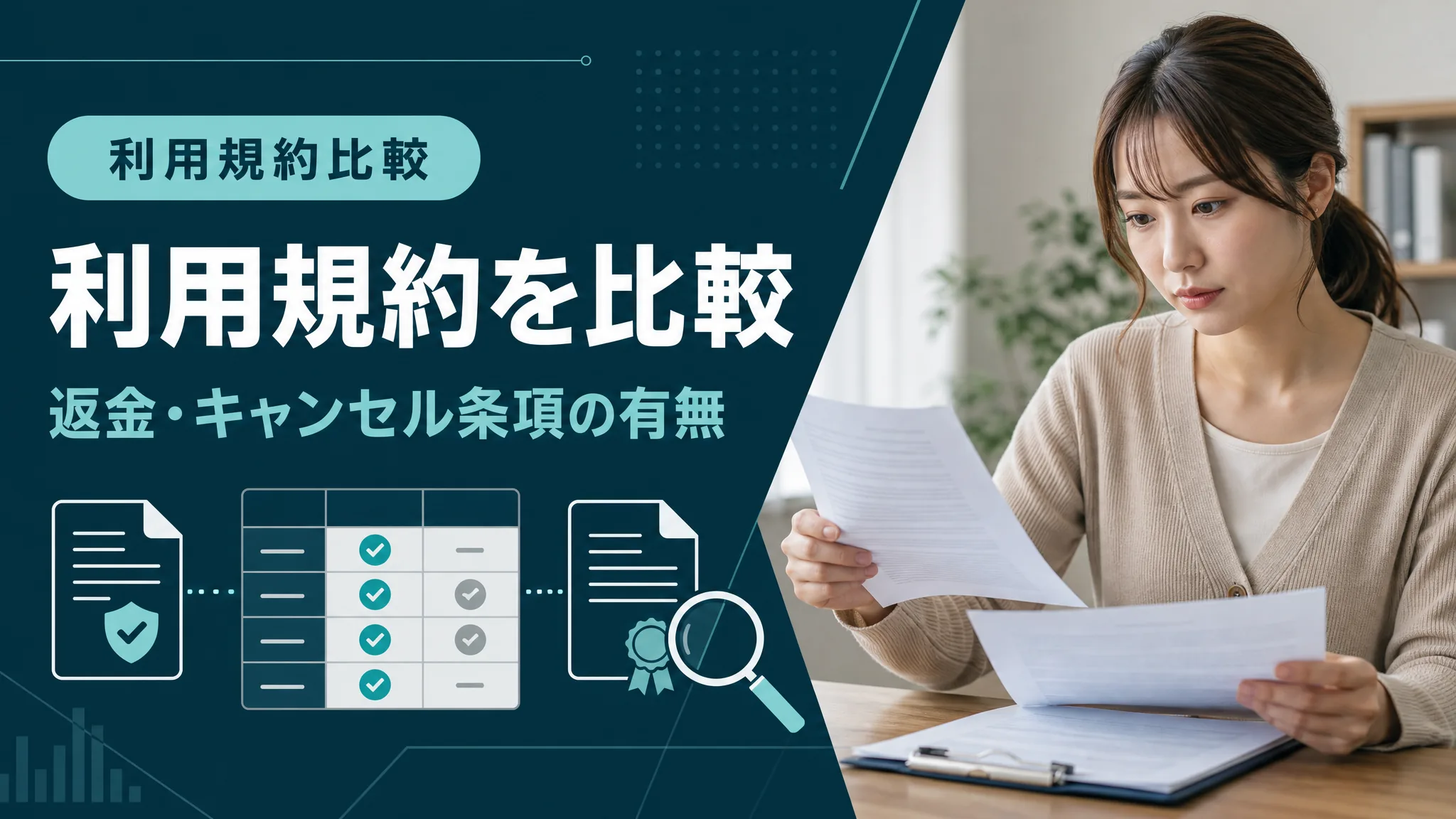 利用規約の比較