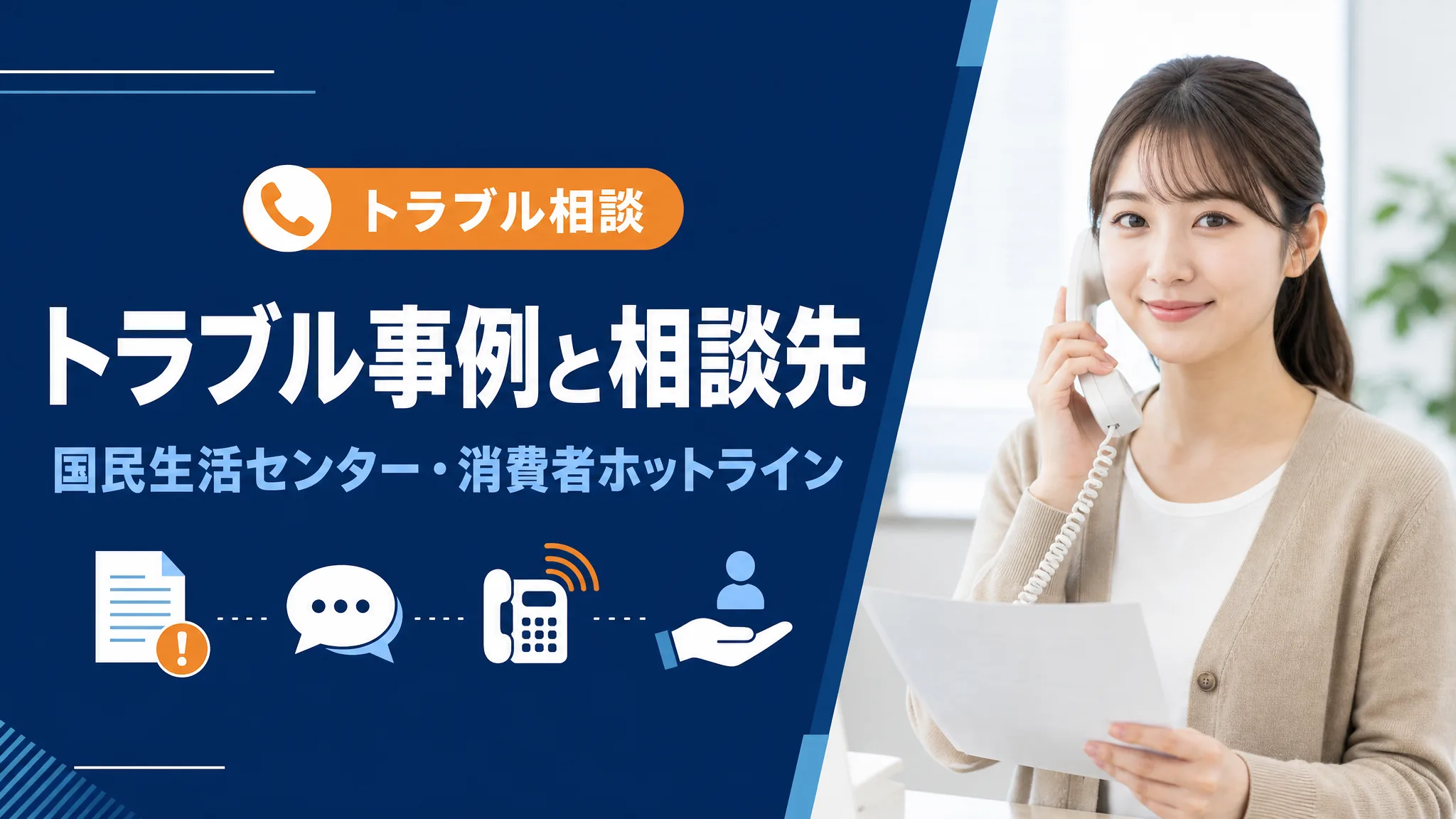 トラブル事例と相談先